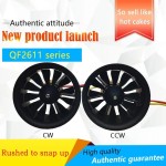 QX-MOTOR 50mm 12 pale ventilatore canalizzato EDF con motore Brushless 3-4S per FMS RC aereo EDF RC elicottero RC aereo
